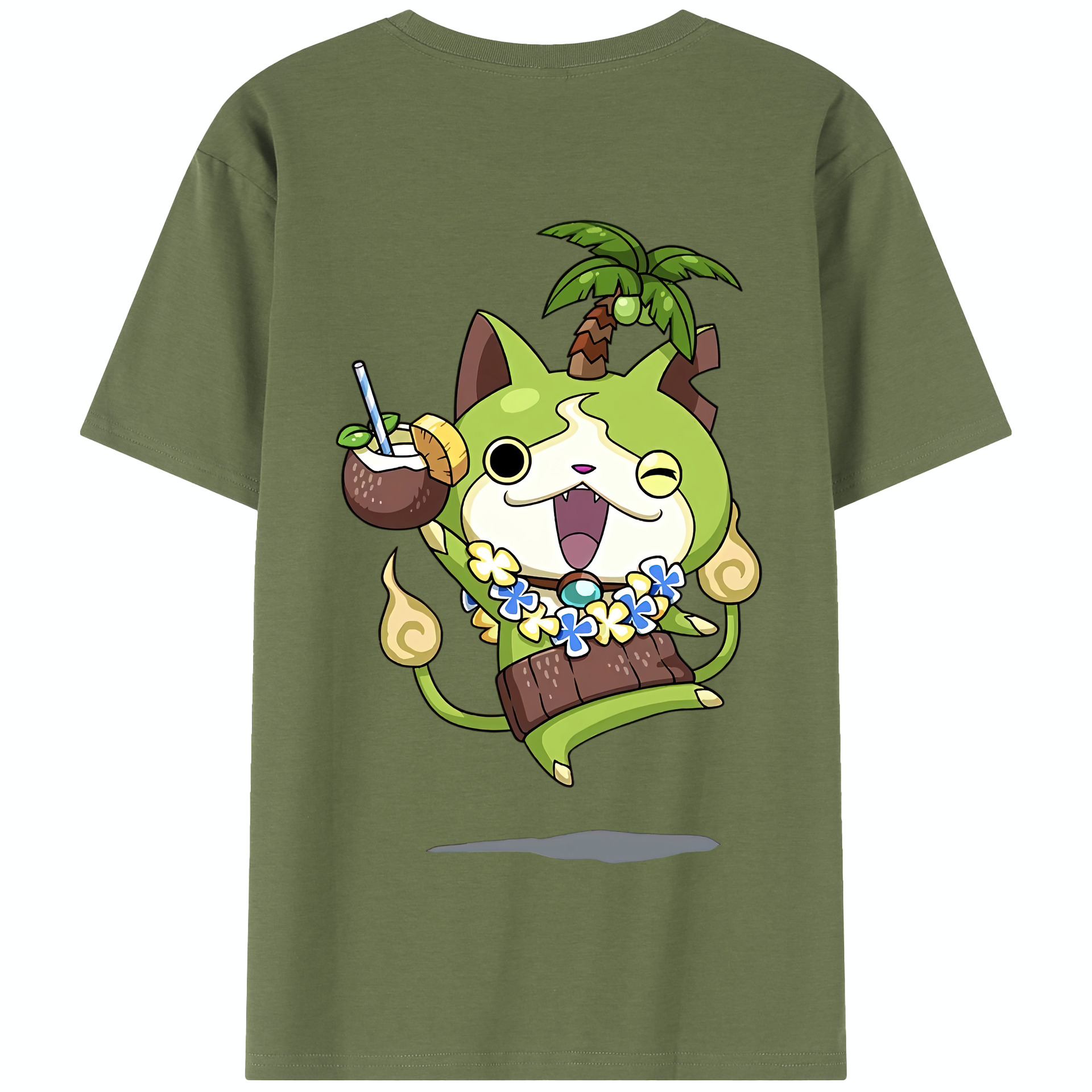 （画像用） 妖怪ウォッチ Yo-kai Watch 綿100％半袖Tシャツ（背面プリント）